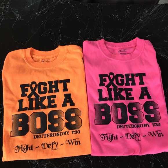 🌟4 for $10 SALE🌟 Cancer awareness tees set of 2 - Picture 1 of 5